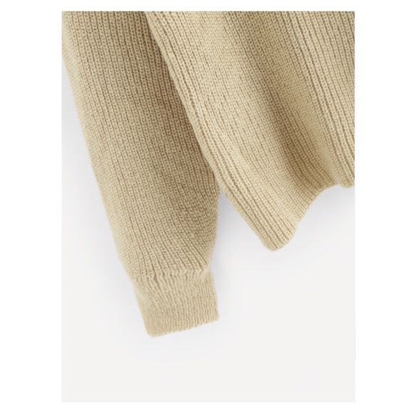 ➕ Drop shoulder solid sweater - Picture 3 of 5